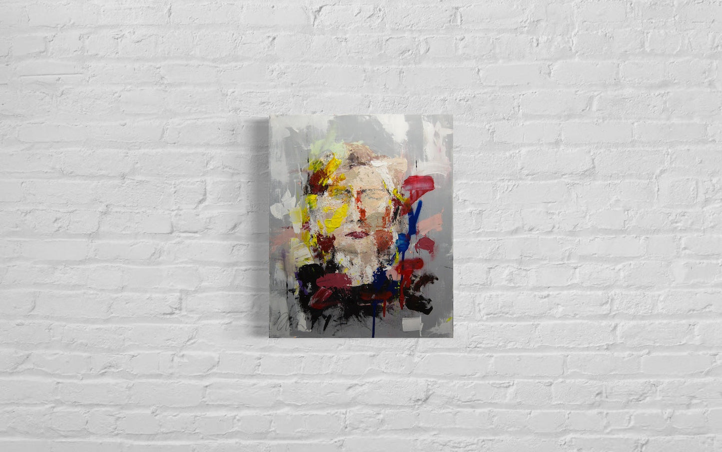 Portrait work UNTITLED (Hillary Clinton) contemporary painting art