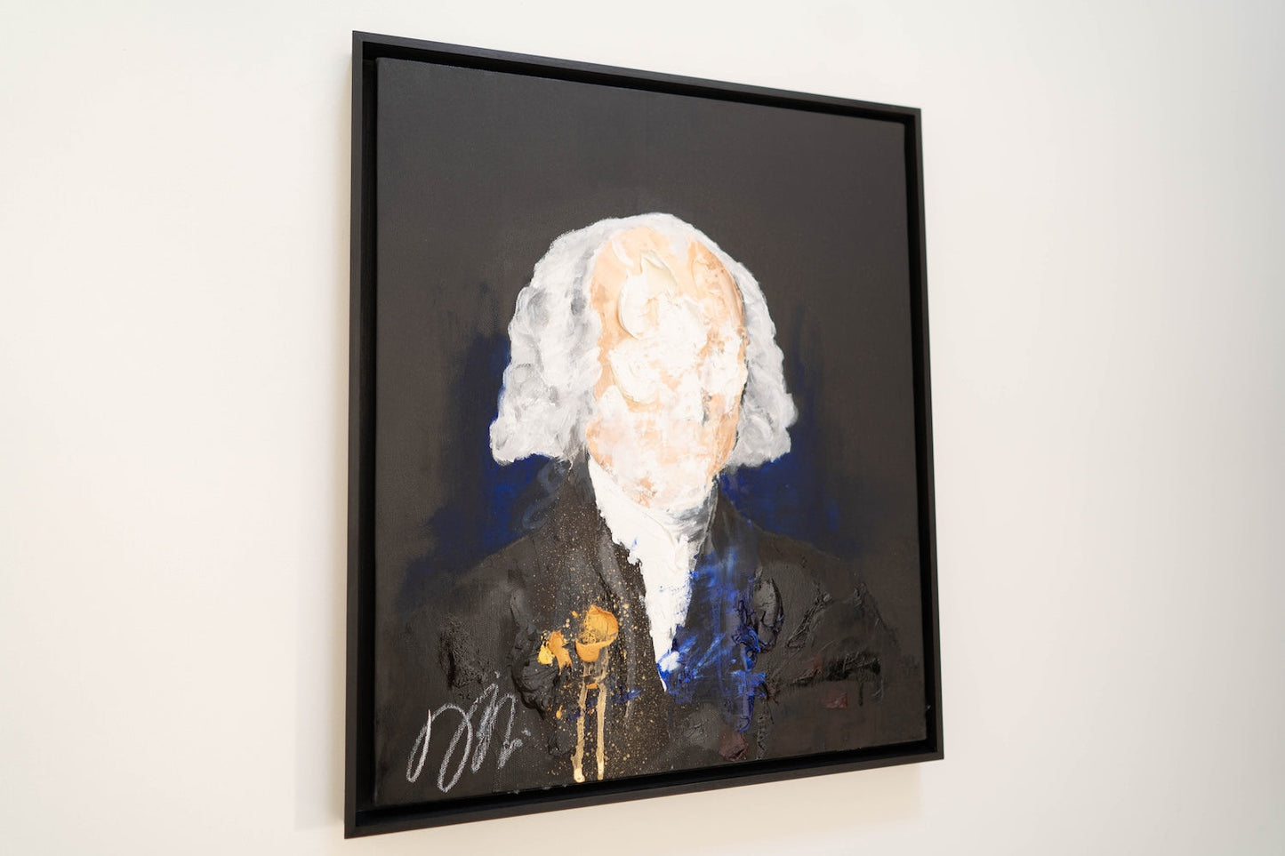 Portrait work UNTITLED (James Madison) contemporary painting art