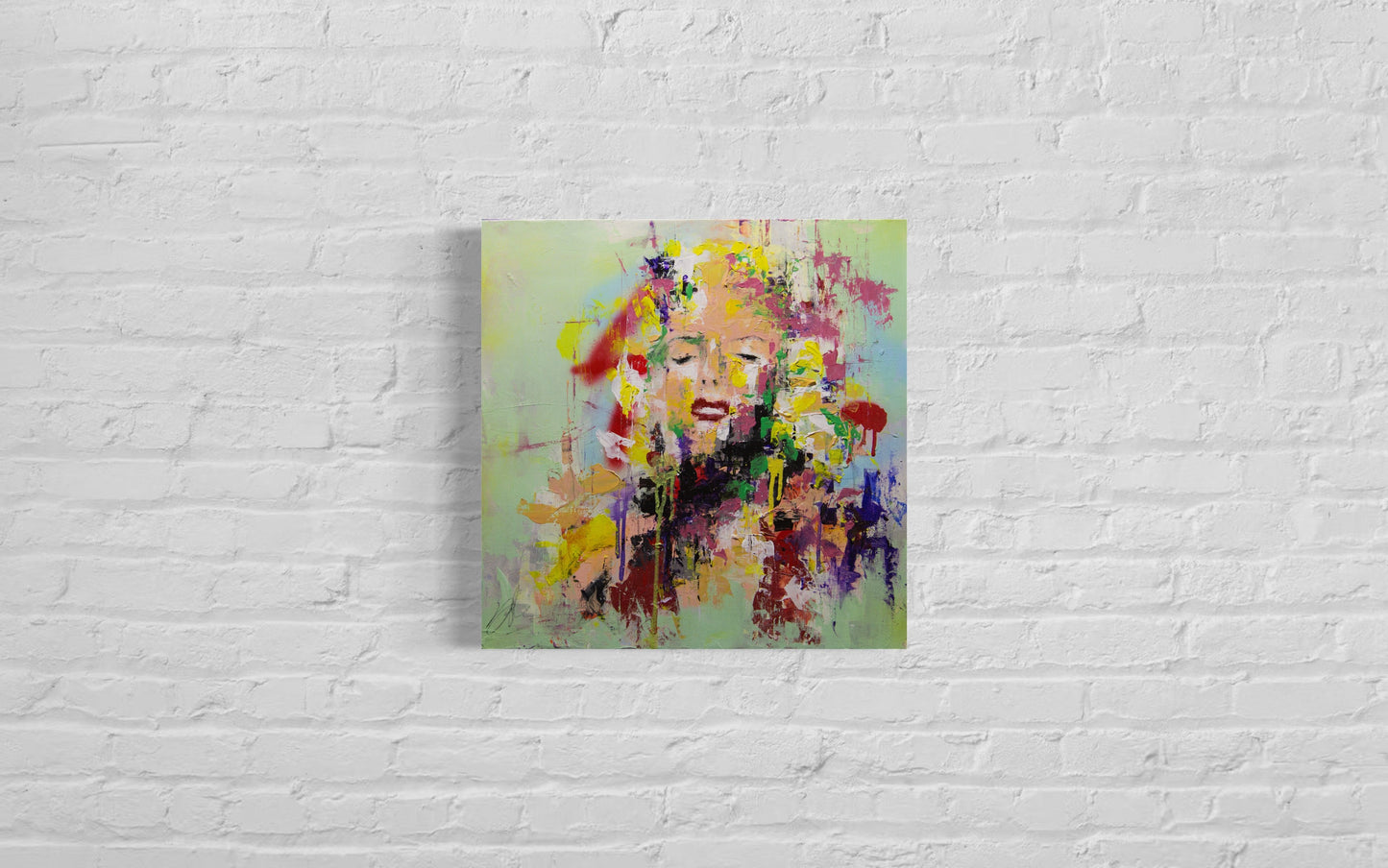 Portrait work UNTITLED (Marilyn Monroe) contemporary painting art