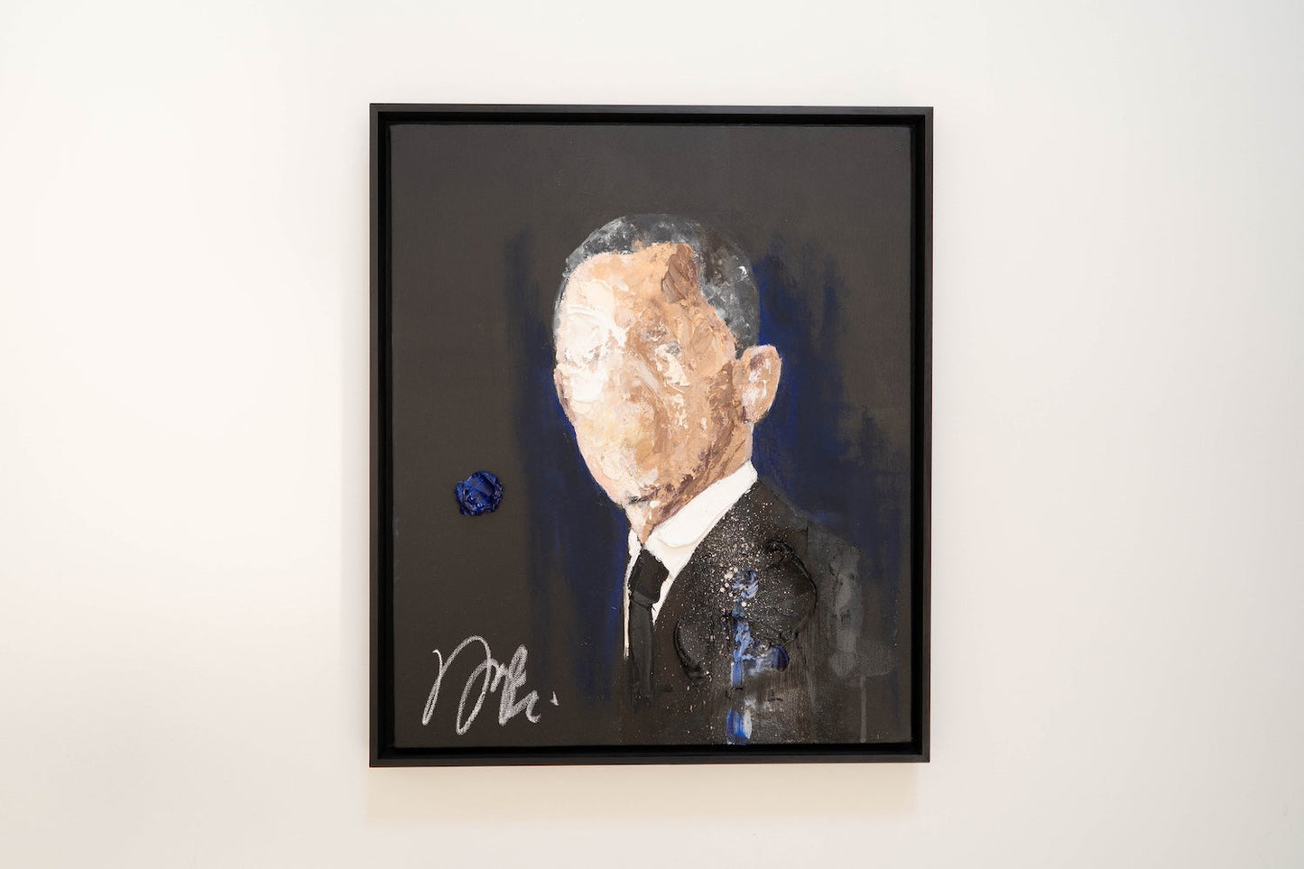 Portrait work UNTITLED (Obama) contemporary painting art
