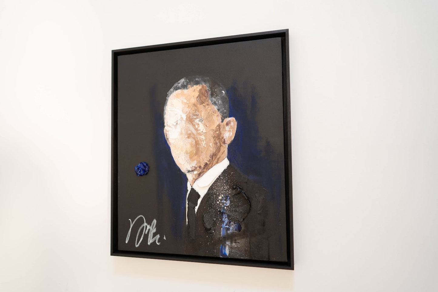 Portrait work UNTITLED (Obama) contemporary painting art