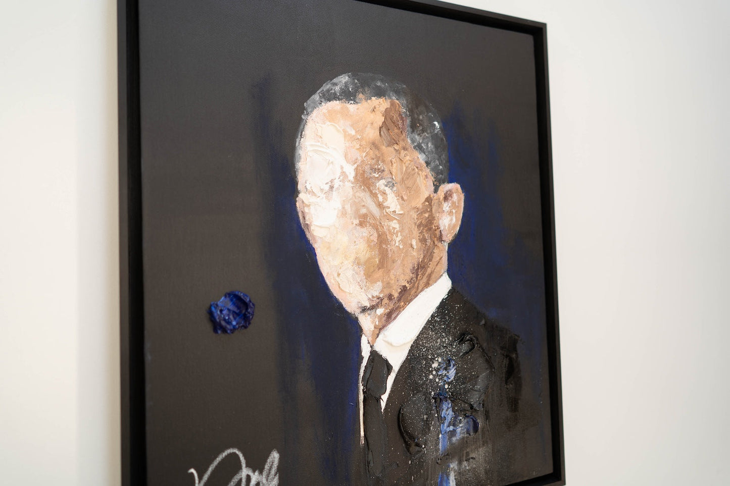Portrait work UNTITLED (Obama) contemporary painting art
