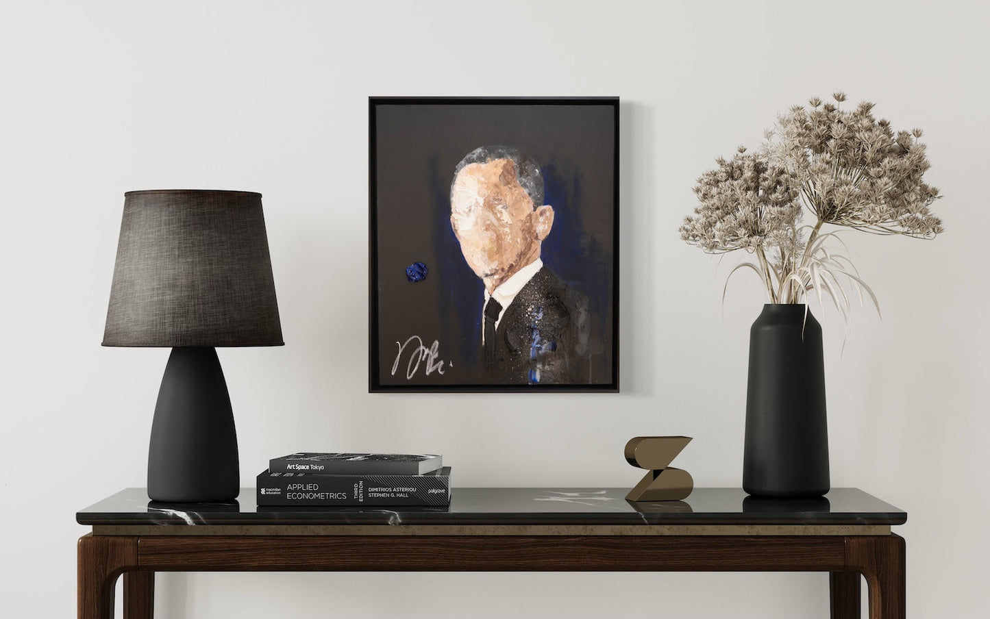 Portrait work UNTITLED (Obama) contemporary painting art