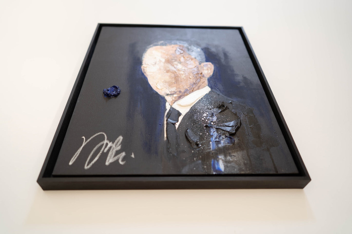Portrait work UNTITLED (Obama) contemporary painting art