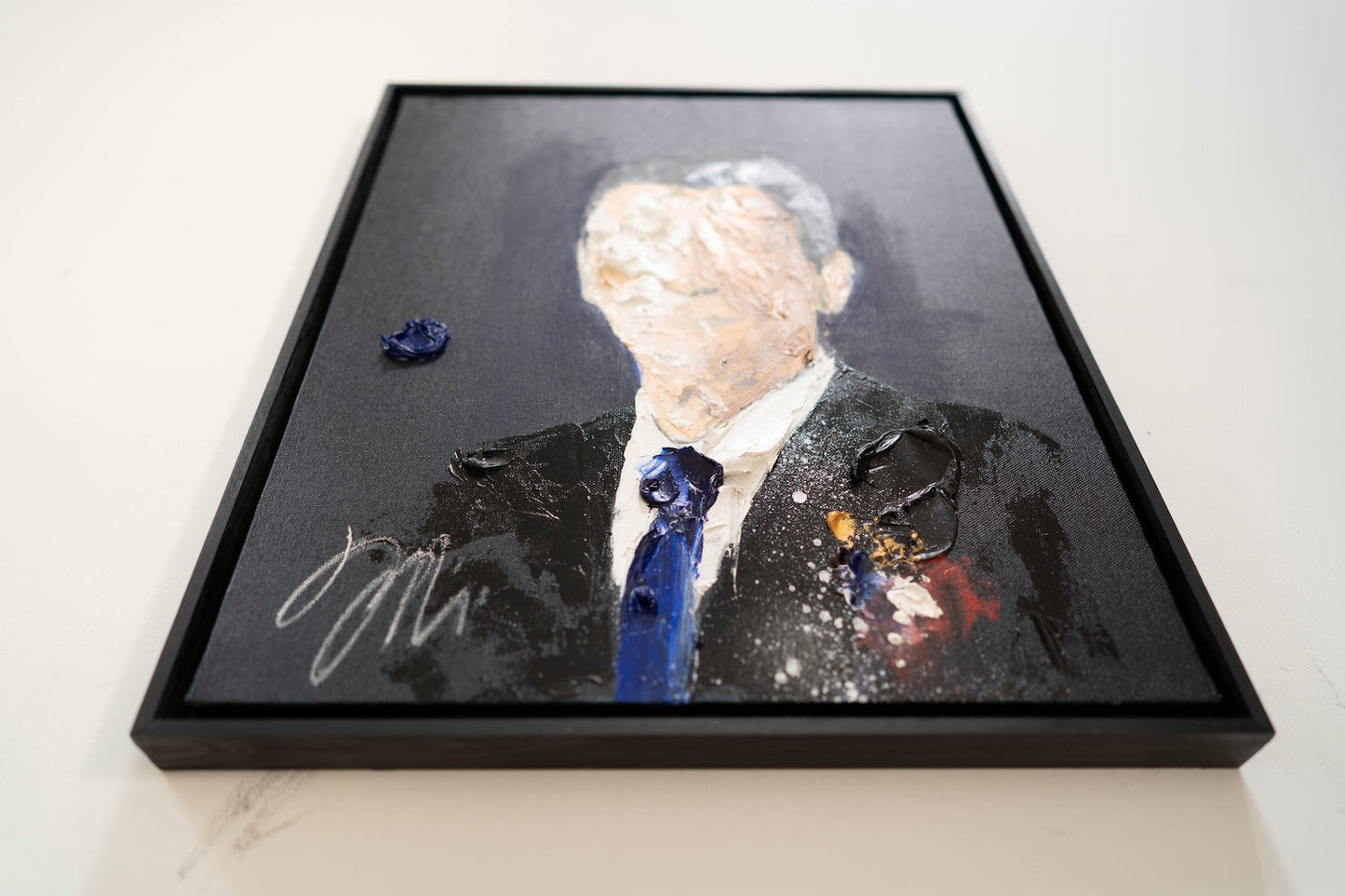 Portrait work UNTITLED (Ronald Wilson Reagan) contemporary painting art