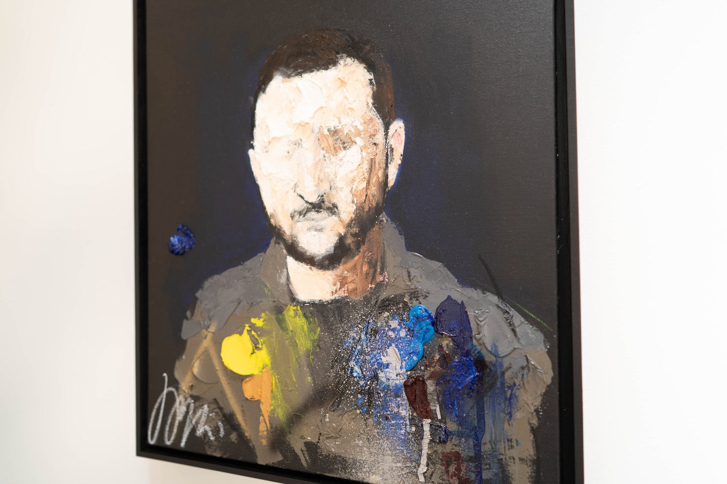 Portrait work UNTITLED (Zelensky) contemporary painting art