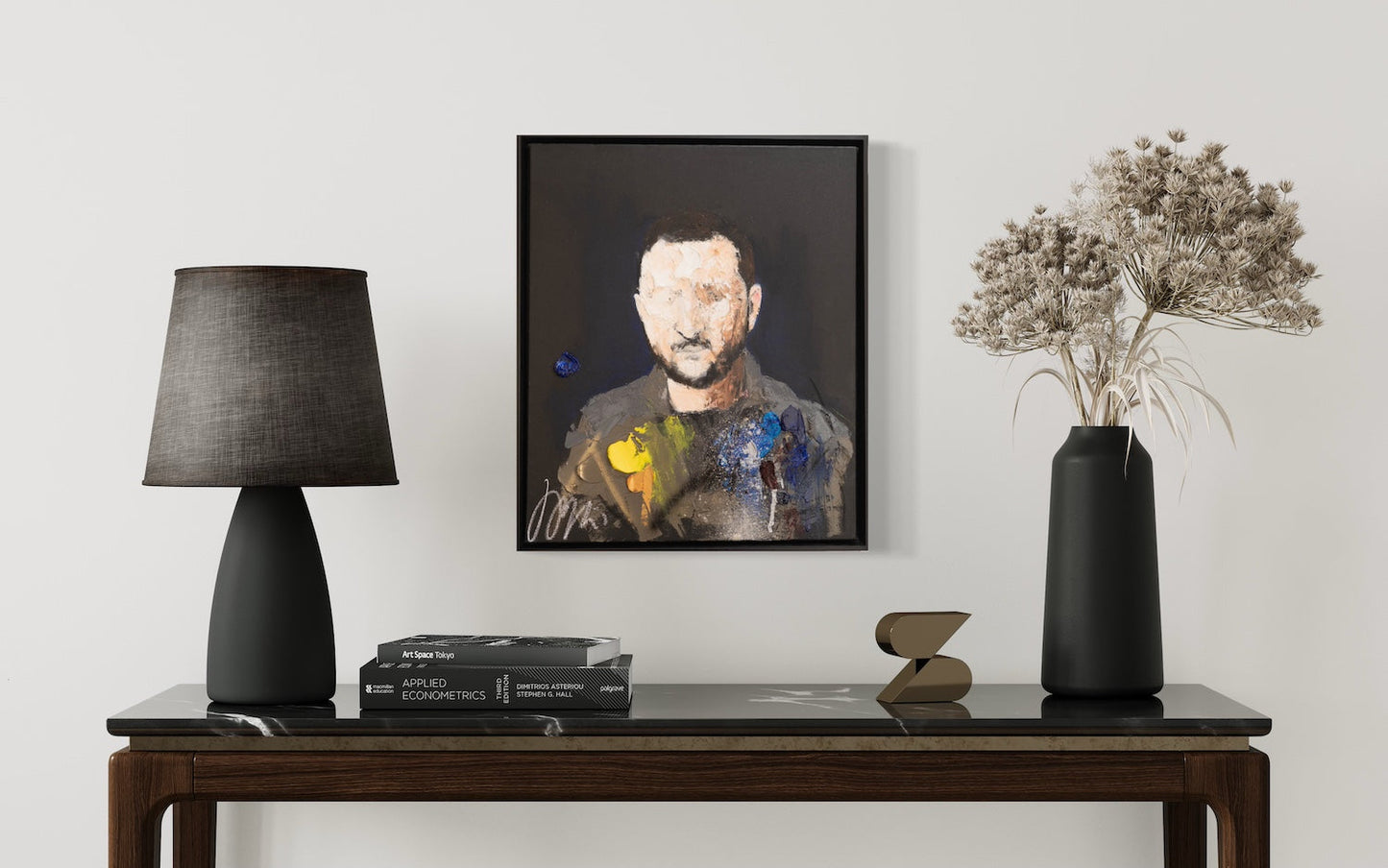 Portrait work UNTITLED (Zelensky) contemporary painting art