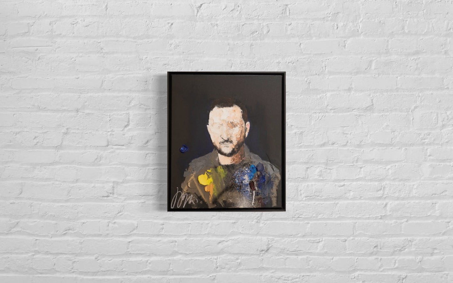 Portrait work UNTITLED (Zelensky) contemporary painting art