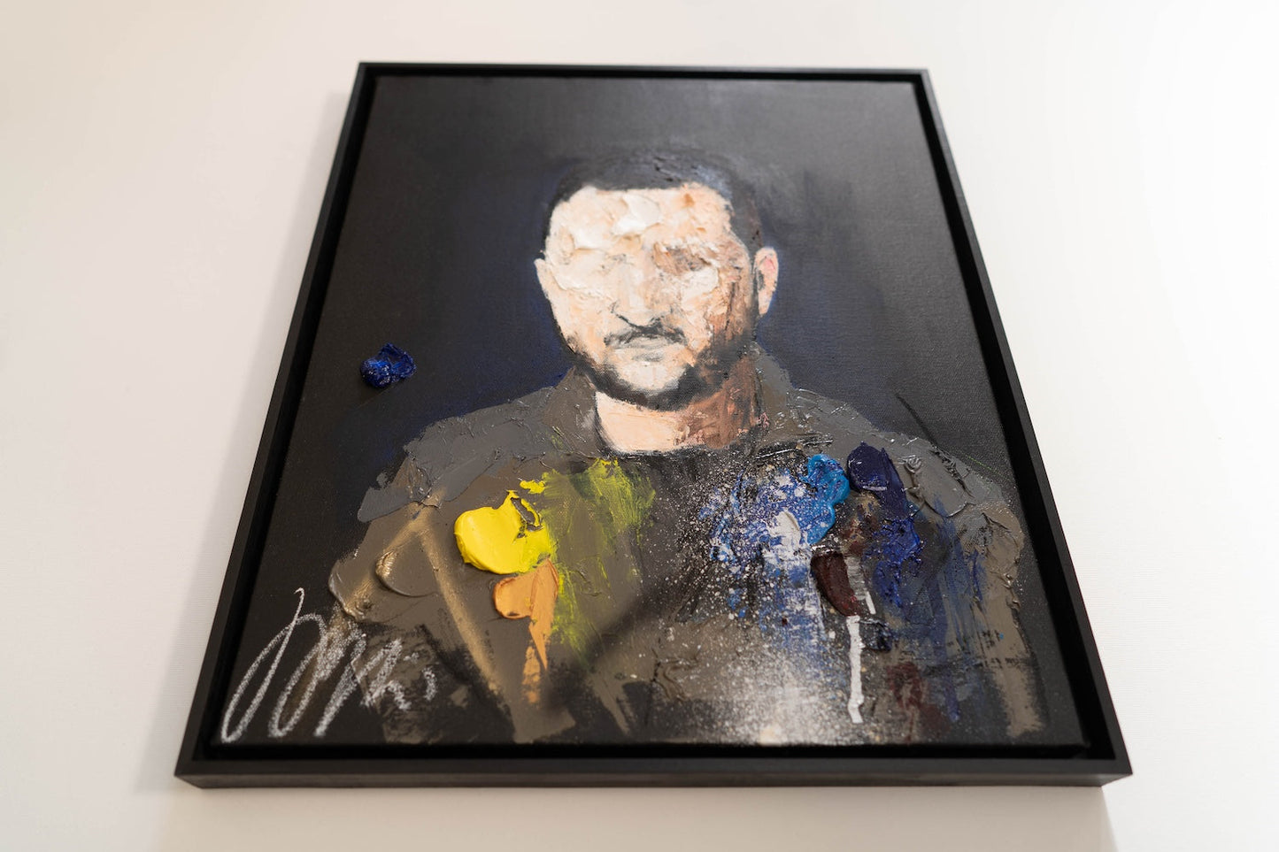 Portrait work UNTITLED (Zelensky) contemporary painting art