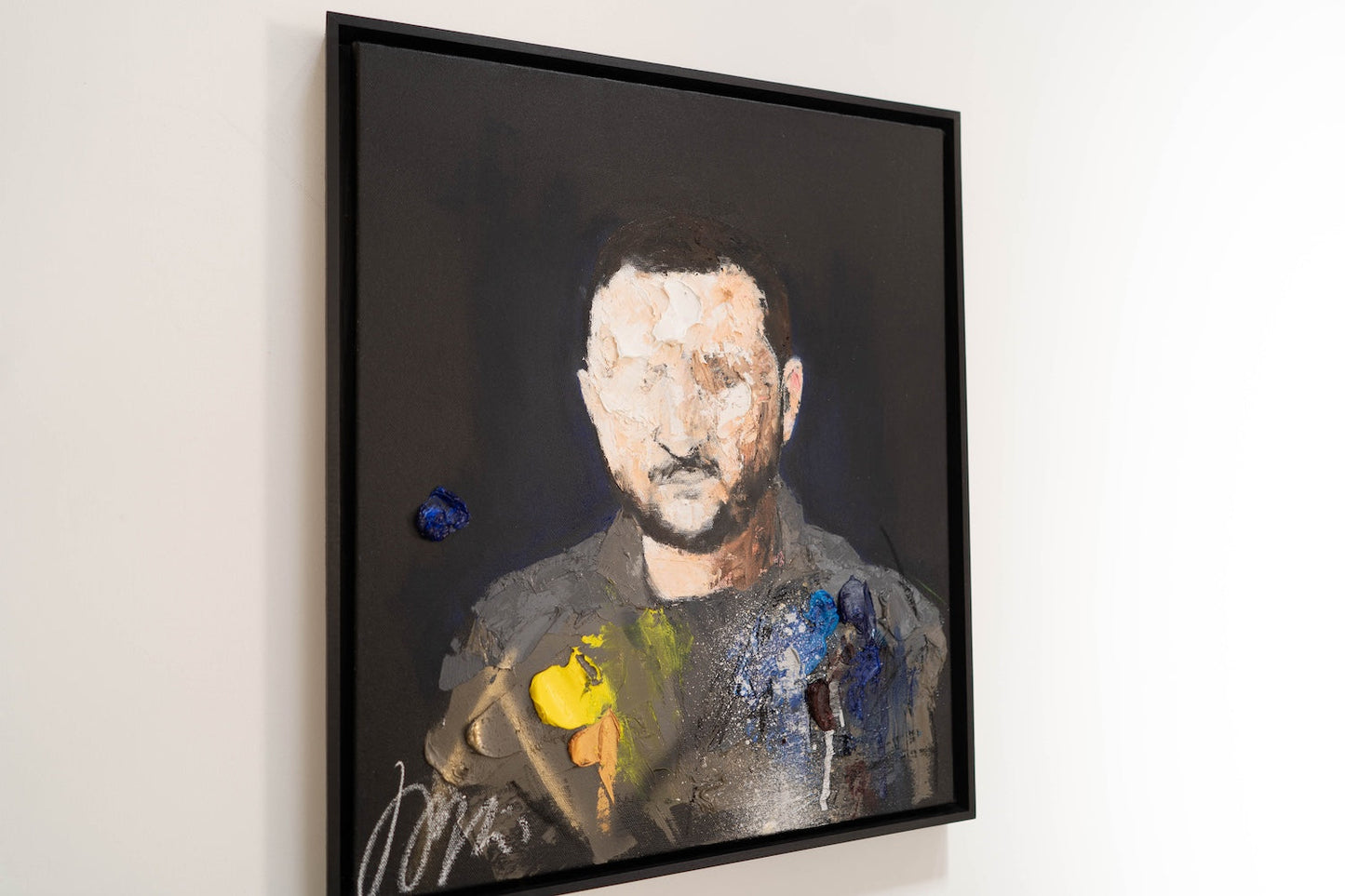 Portrait work UNTITLED (Zelensky) contemporary painting art