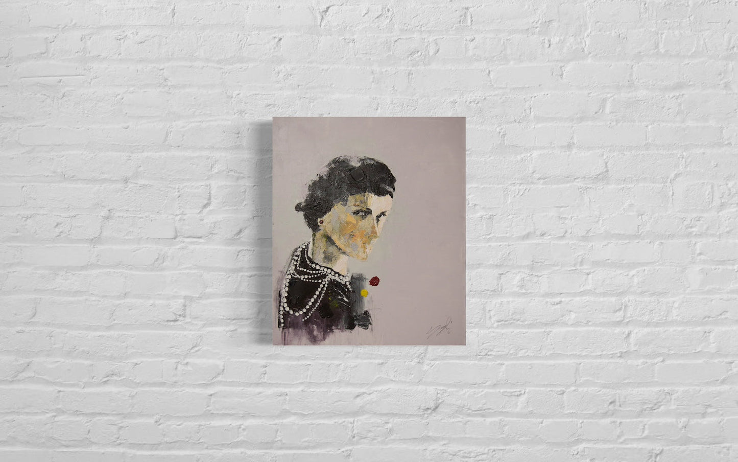 Portrait works untitled (Coco Chanel) contemporary painting art