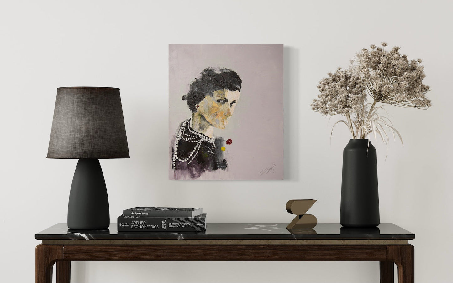 Portrait works untitled (Coco Chanel) contemporary painting art