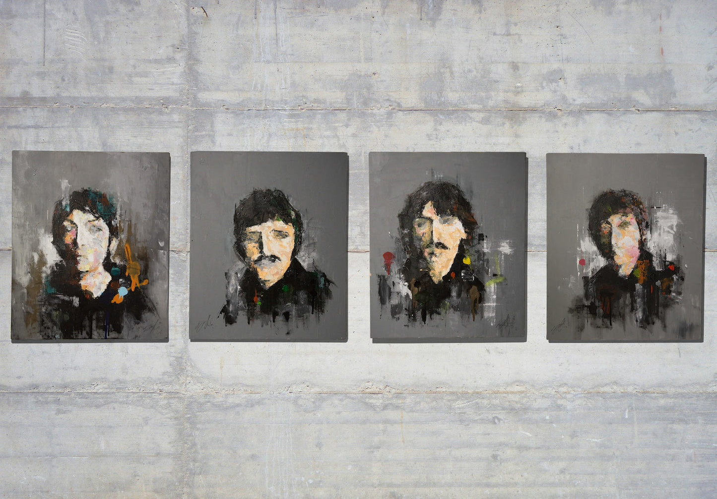 Portrait works untitled (The Beatles) contemporary painting art