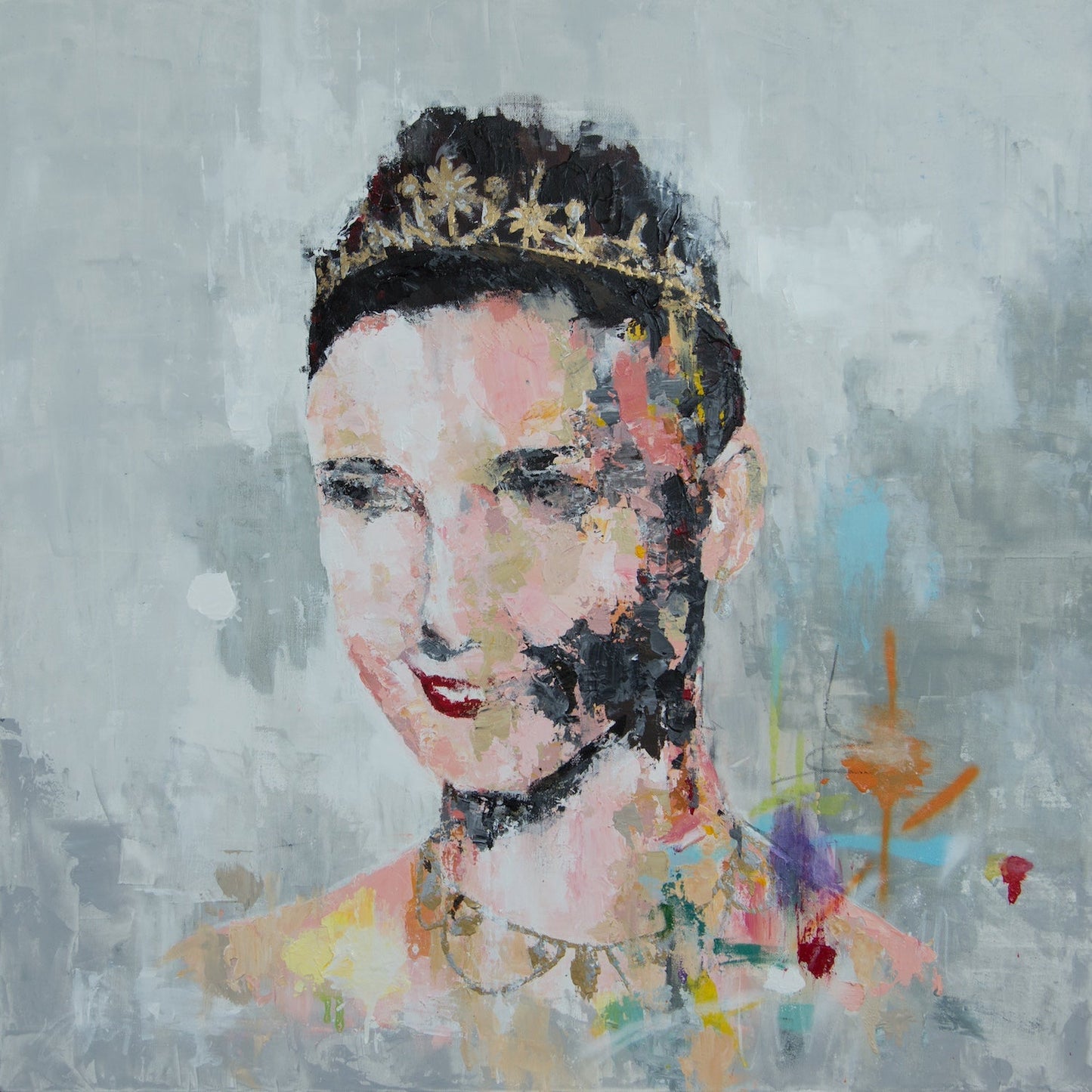 Queen of Beauty contemporary painting art
