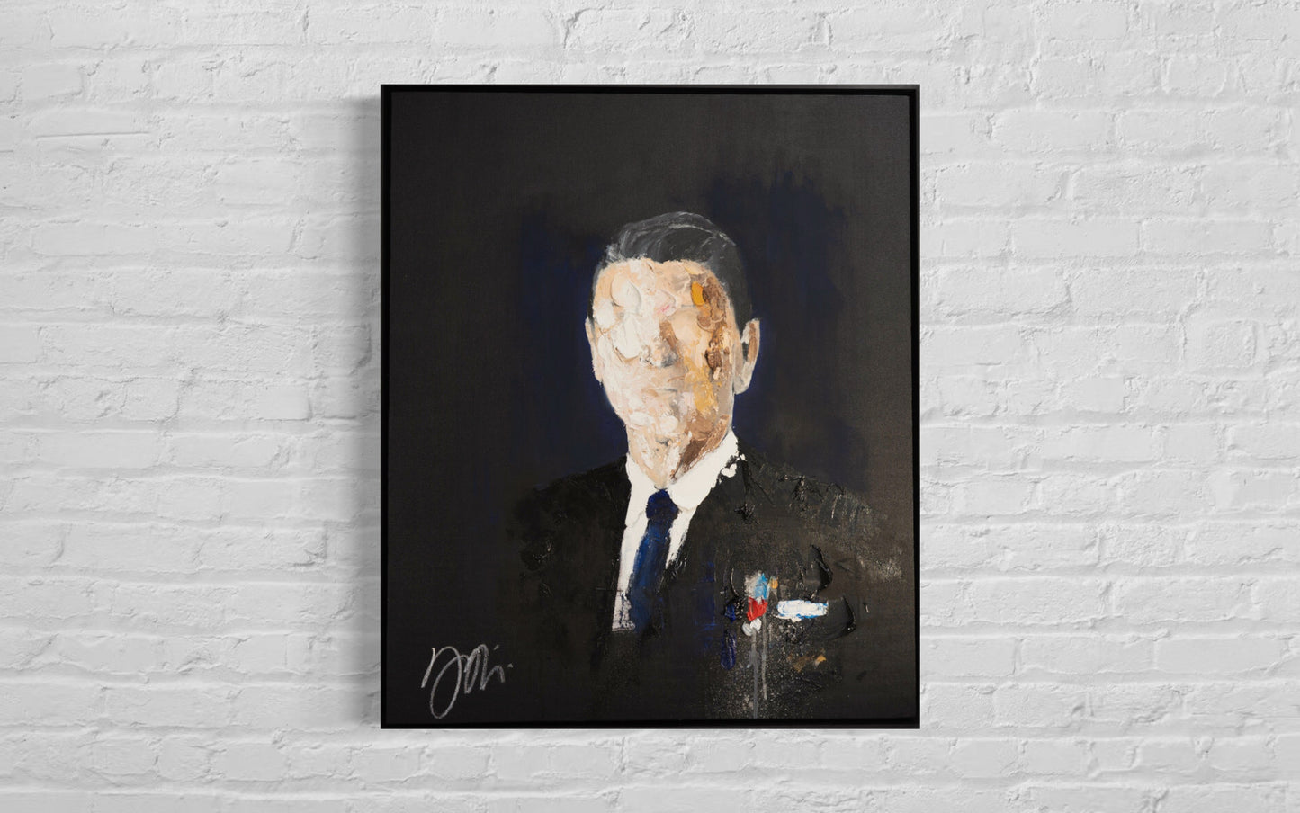 Ronald Wilson Reagan contemporary painting art