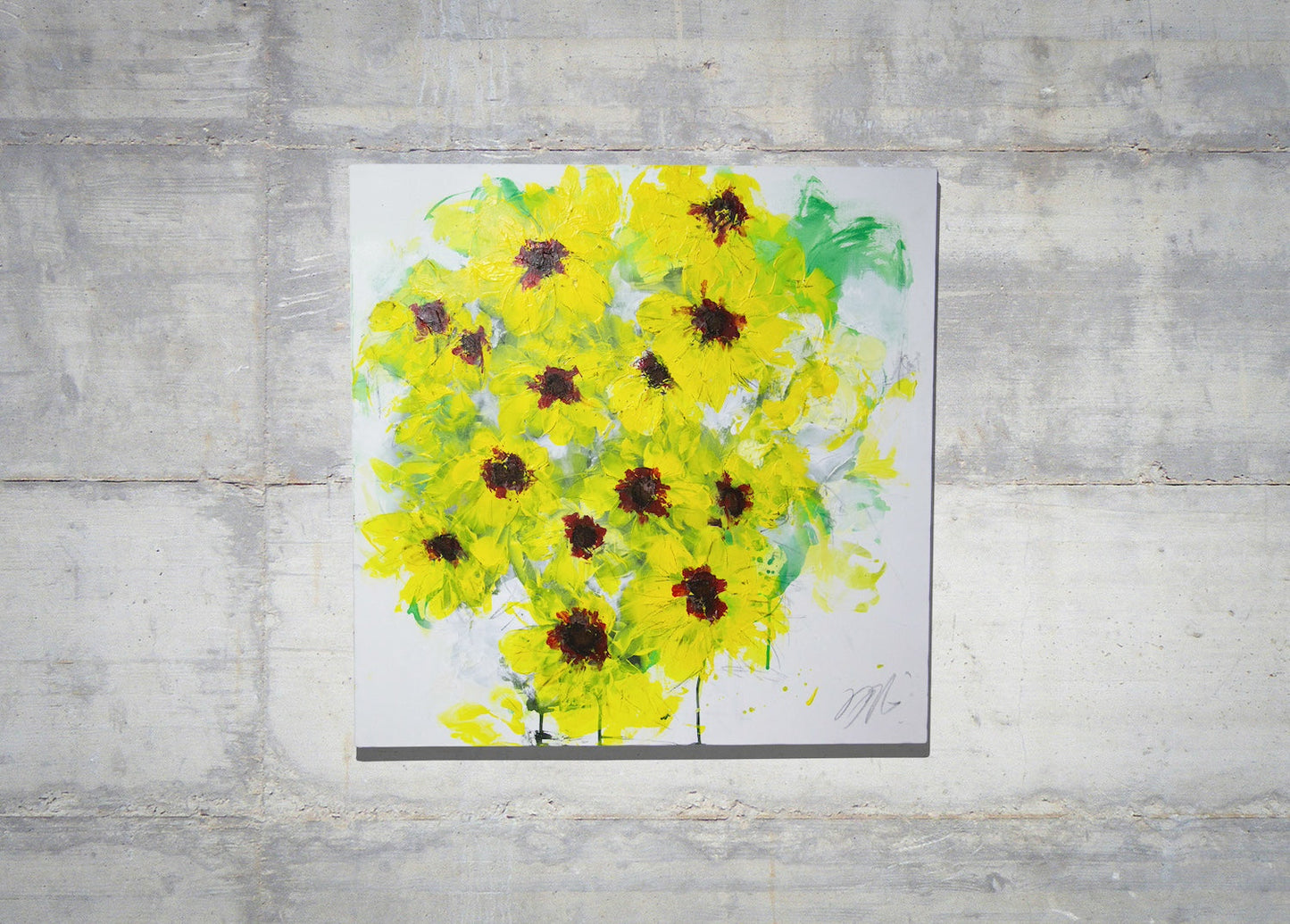 Rudbeckia contemporary painting art