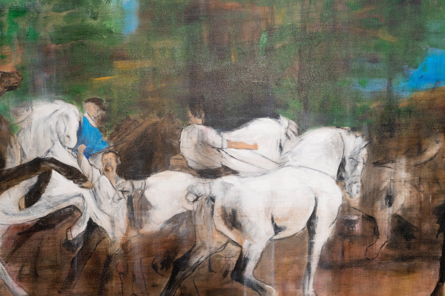 The Horse Fair contemporary after Rosa Bonheur contemporary painting art
