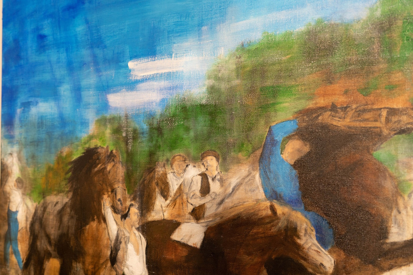The Horse Fair contemporary after Rosa Bonheur contemporary painting art
