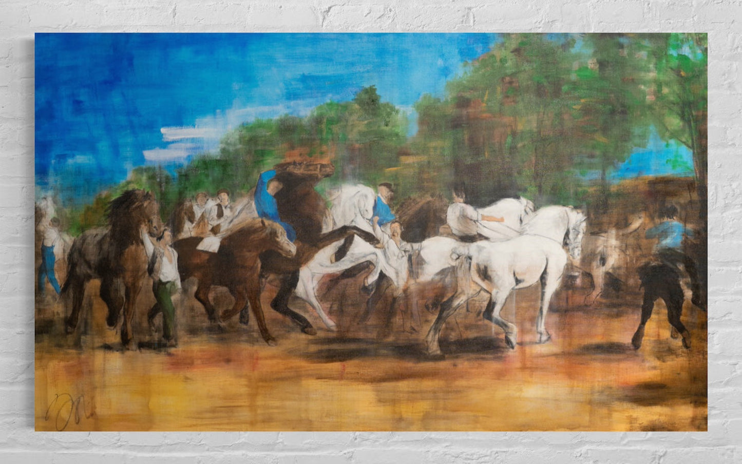 The Horse Fair contemporary after Rosa Bonheur contemporary painting art