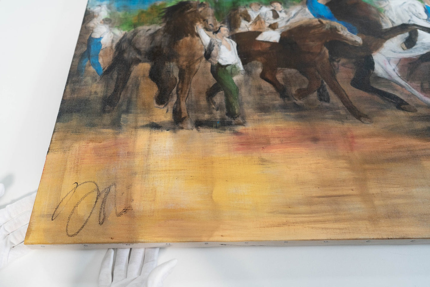 The Horse Fair contemporary after Rosa Bonheur contemporary painting art