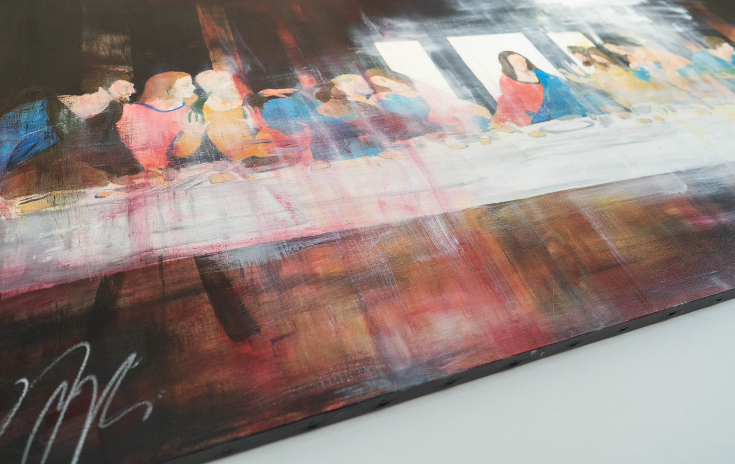 The last supper contemporary. contemporary painting art