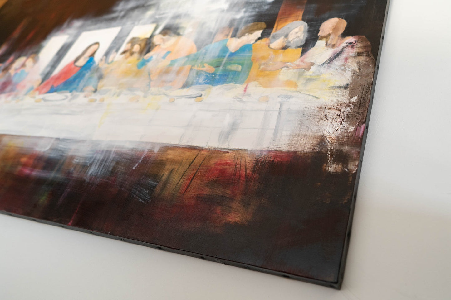 The last supper contemporary. contemporary painting art