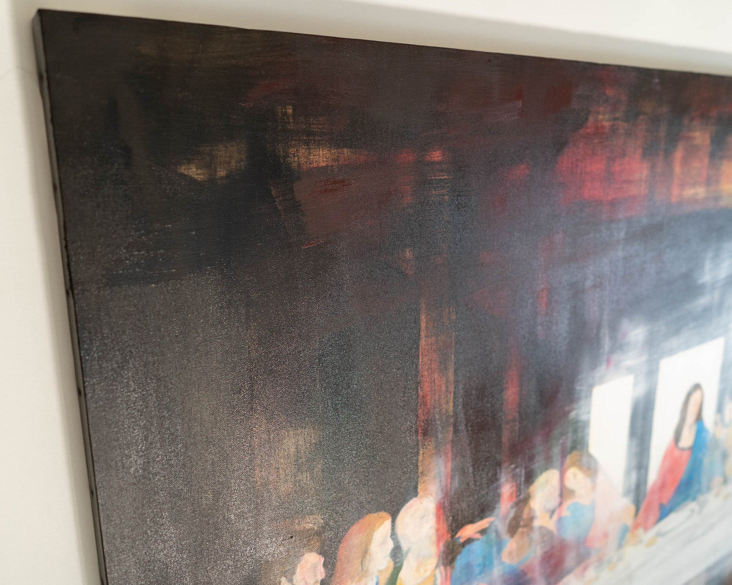 The last supper contemporary. contemporary painting art