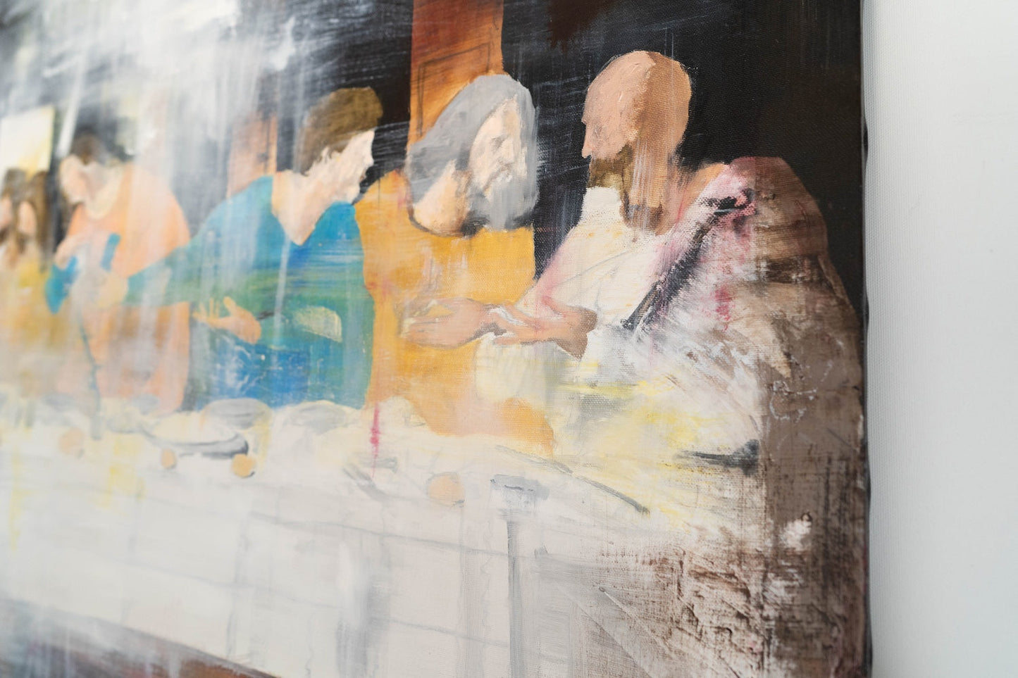 The last supper contemporary. contemporary painting art