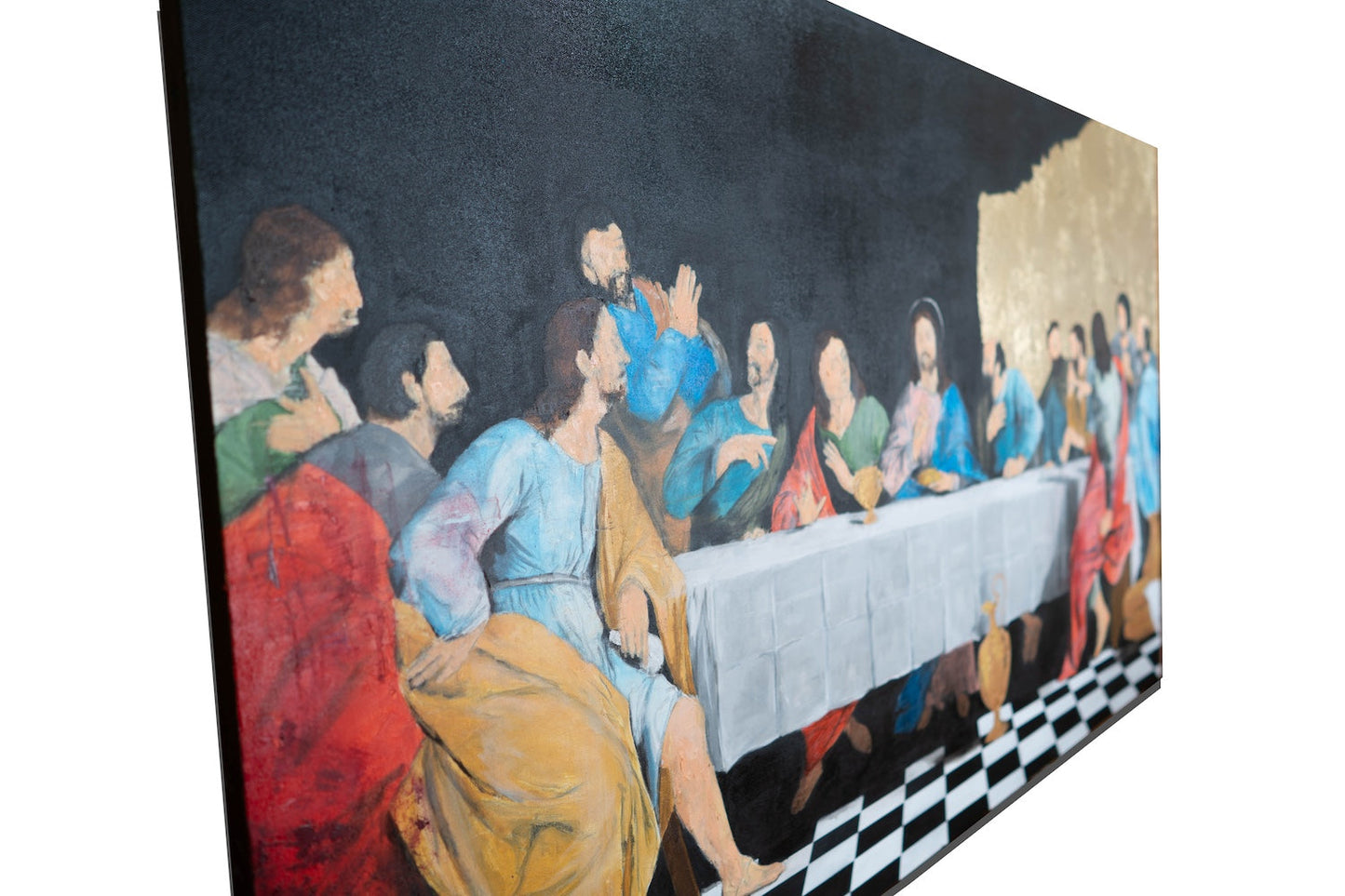 The last supper contemporary. contemporary painting art