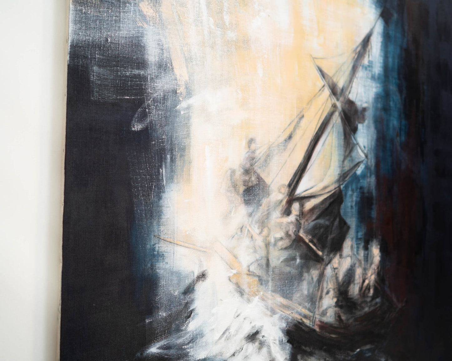 The Storm on the Sea of Galilee after Rembrandt contemporary painting art