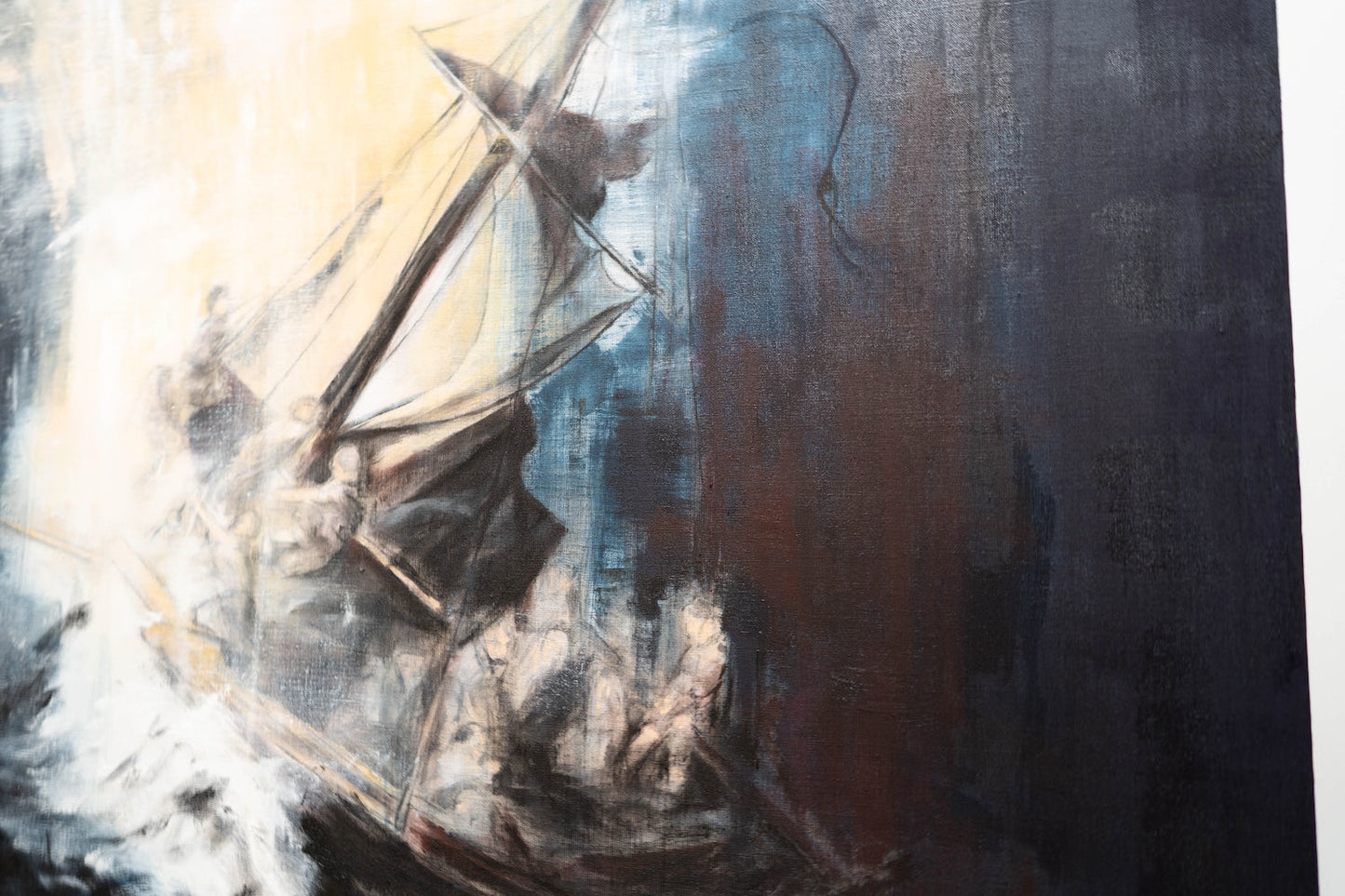 The Storm on the Sea of Galilee after Rembrandt contemporary painting art