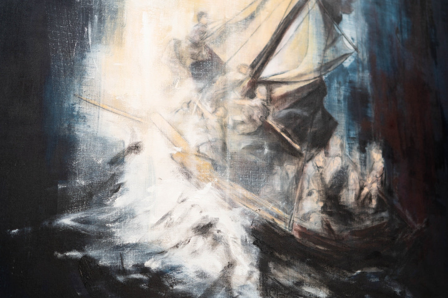 The Storm on the Sea of Galilee after Rembrandt contemporary painting art