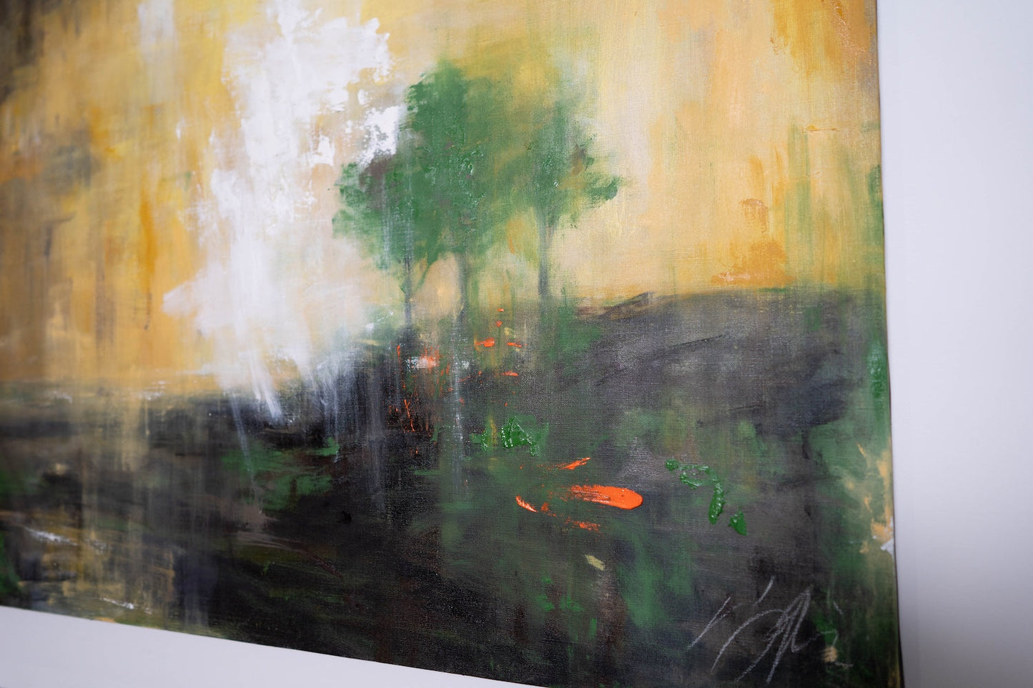 ’The Three Trees contemporary’ after Rembrandt contemporary painting art