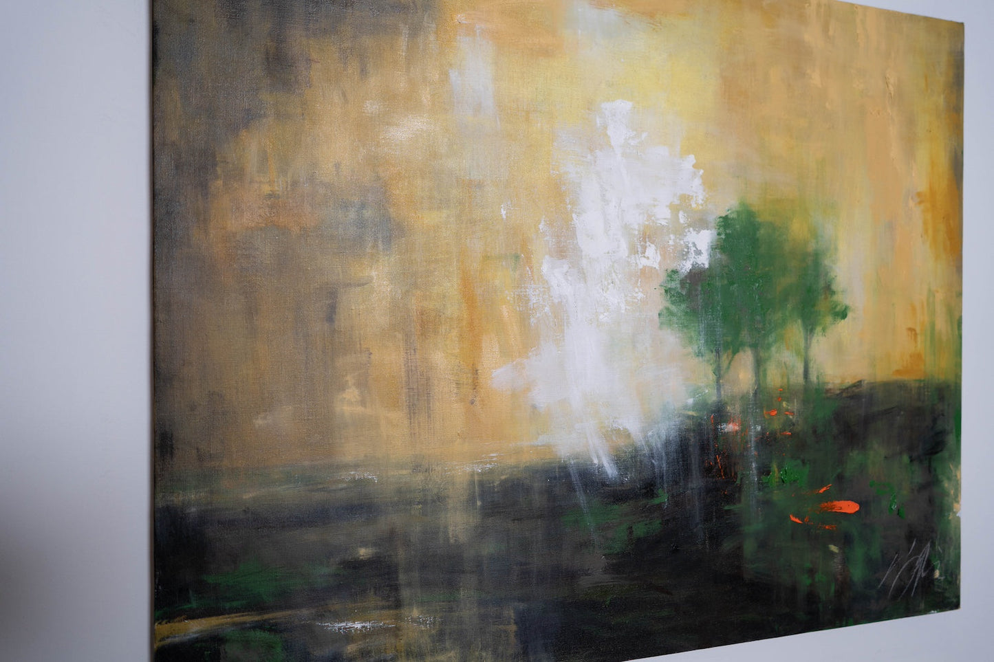 ’The Three Trees contemporary’ after Rembrandt contemporary painting art