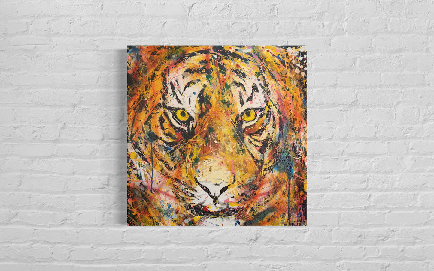 TIGER #5 contemporary painting art