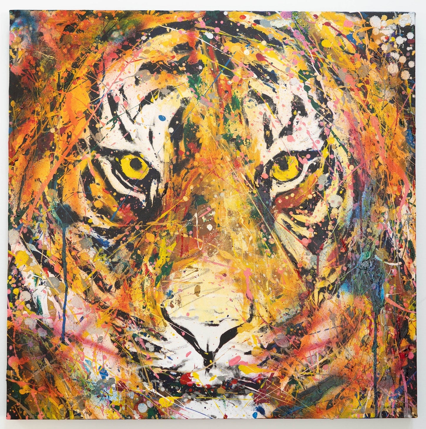 TIGER #5 contemporary painting art