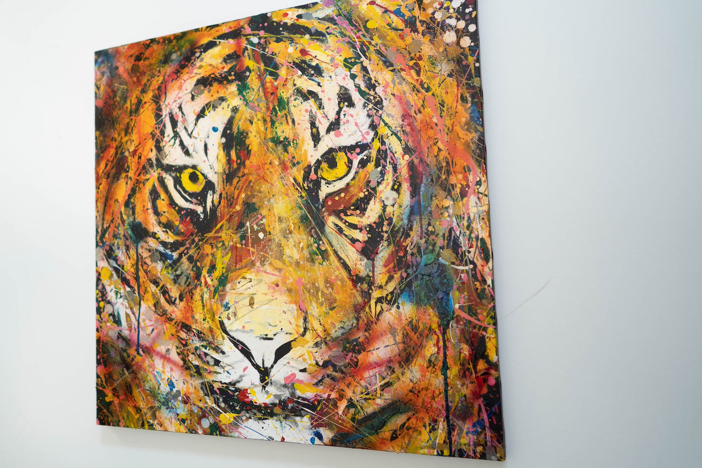 TIGER #5 contemporary painting art