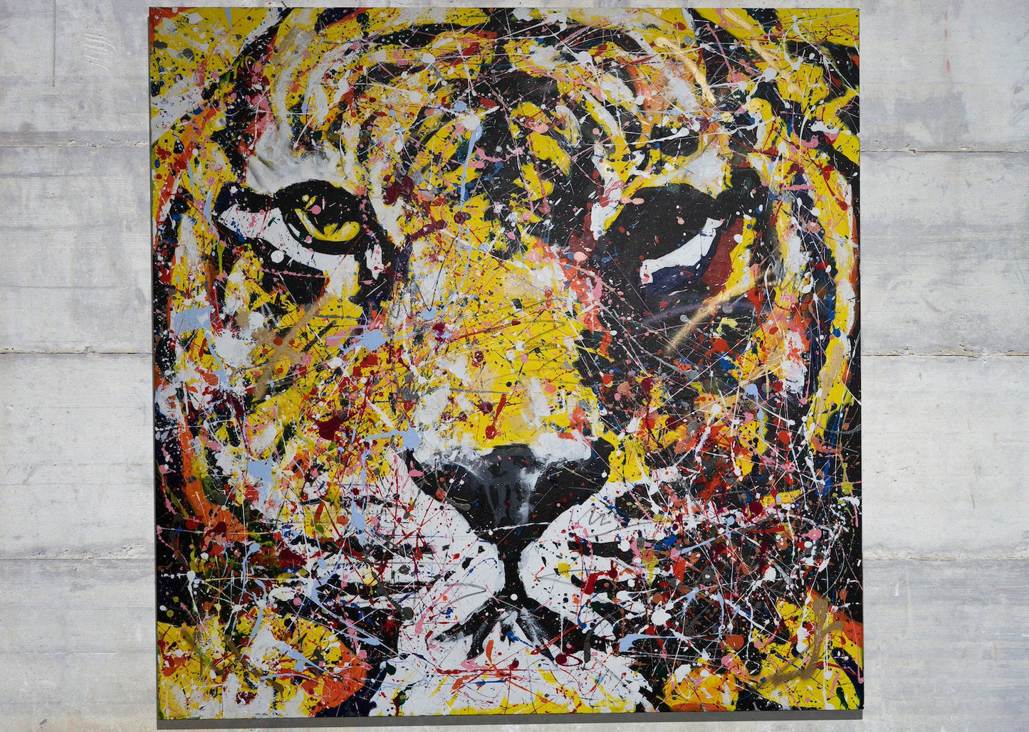 Tiger contemporary painting art