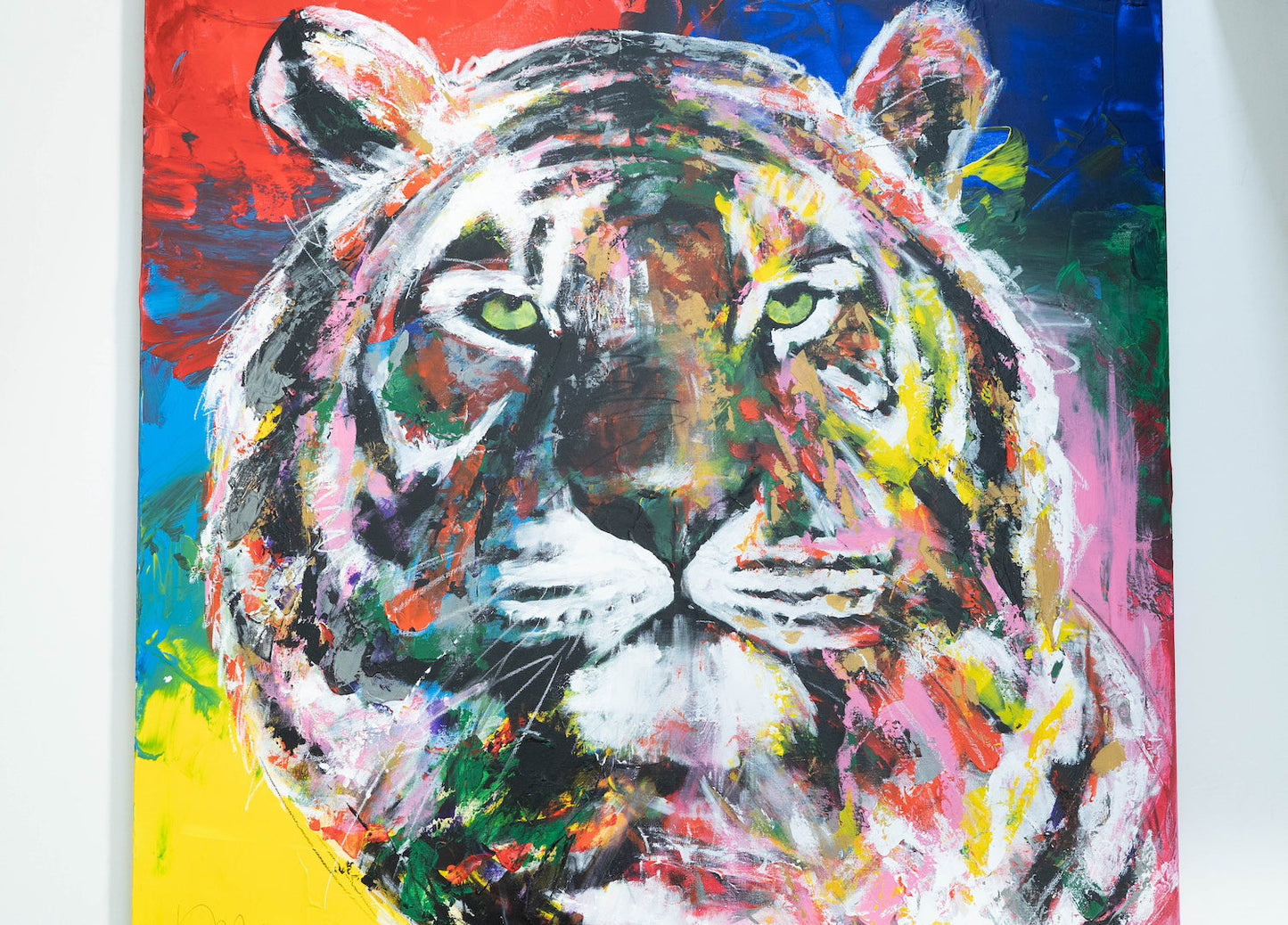 Tiger contemporary painting art