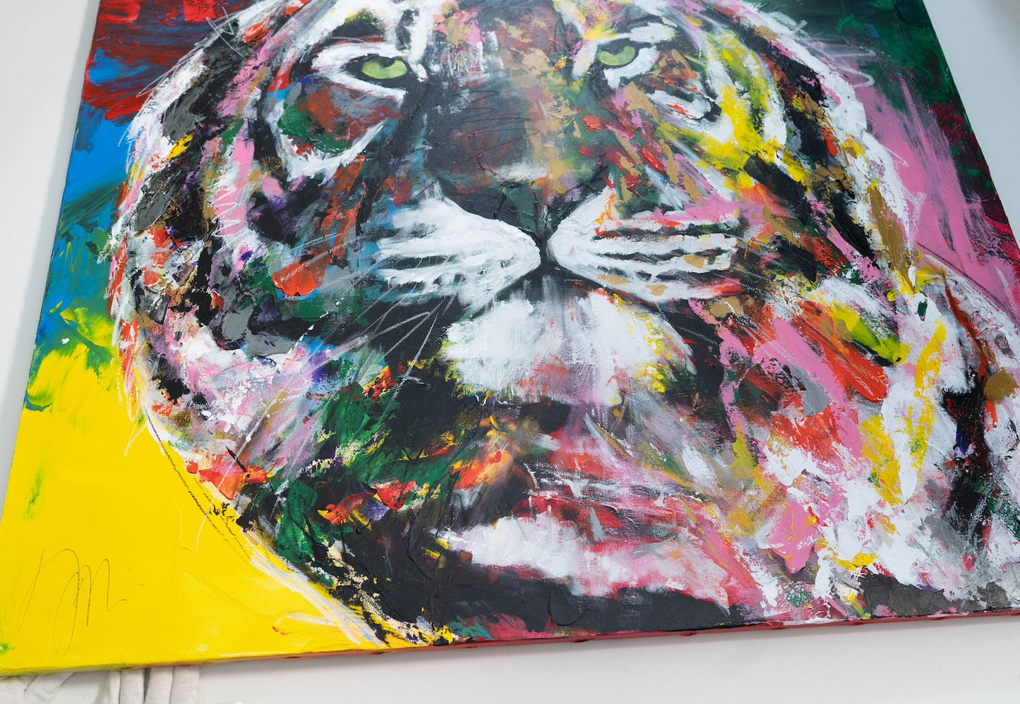 Tiger contemporary painting art