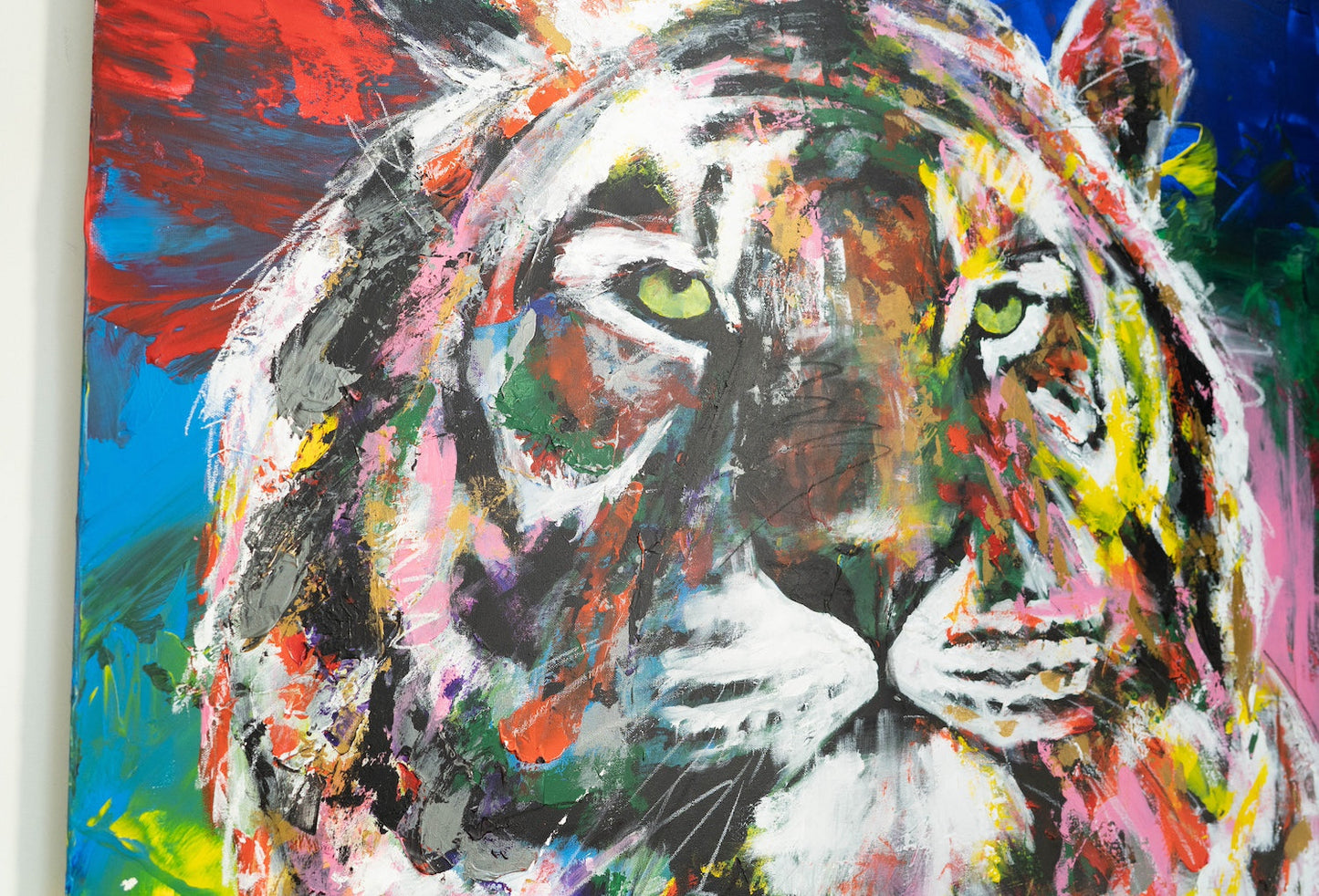 Tiger contemporary painting art