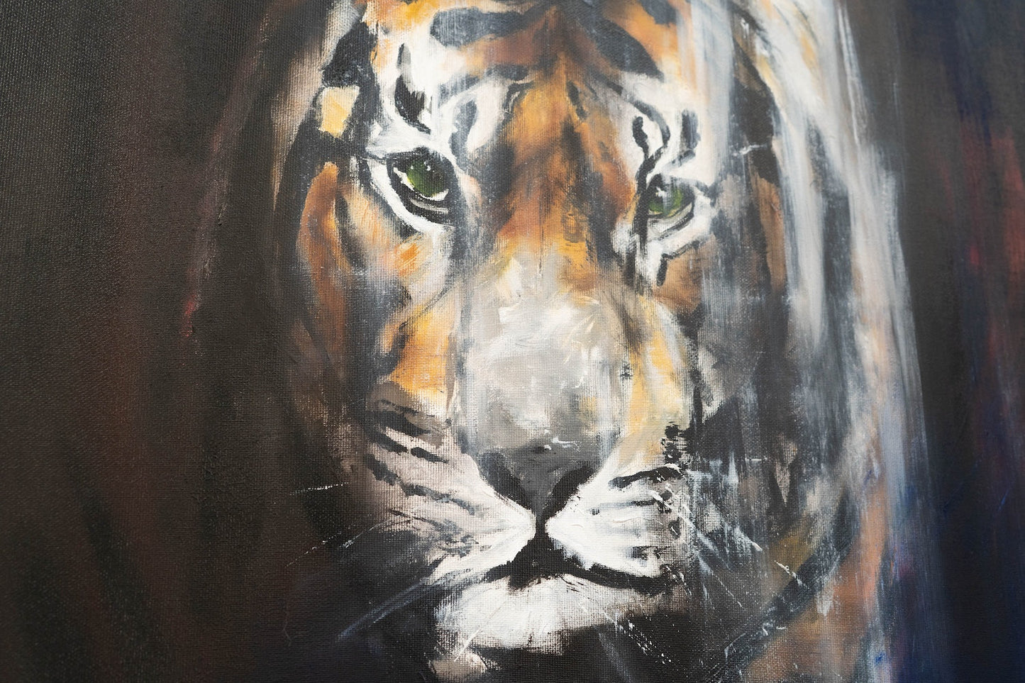 Tiger contemporary painting art