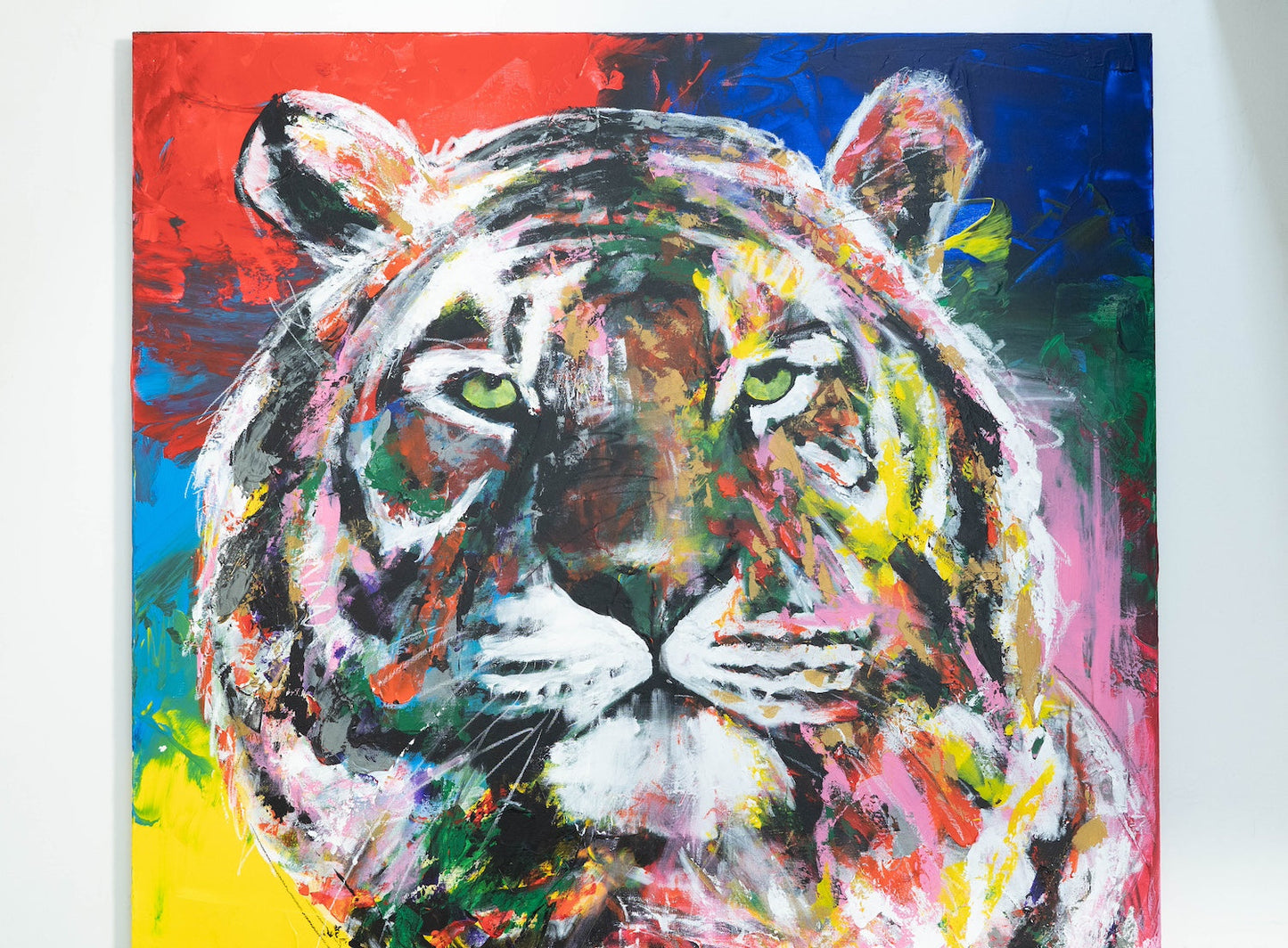 Tiger contemporary painting art