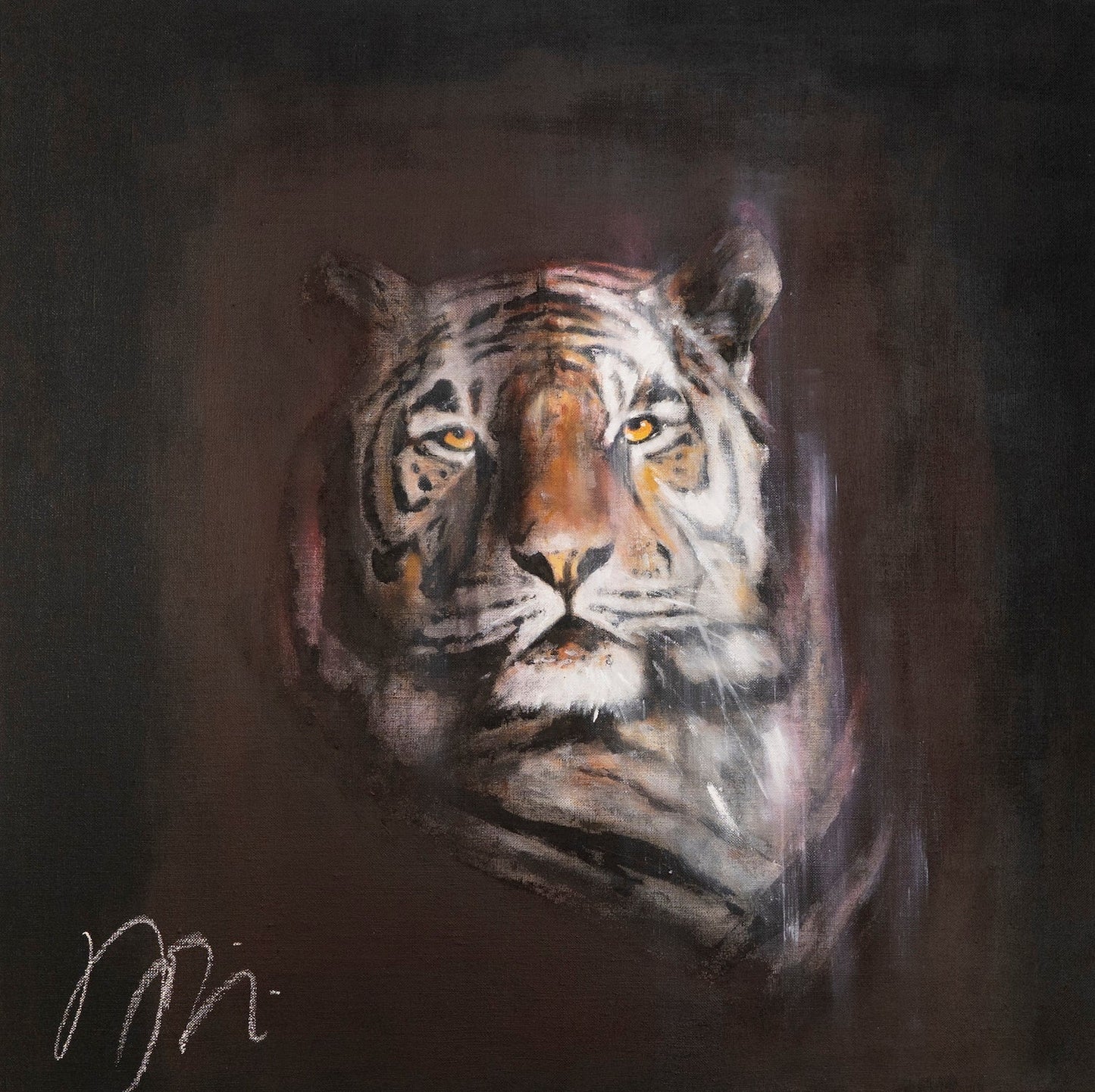 Tiger contemporary painting art