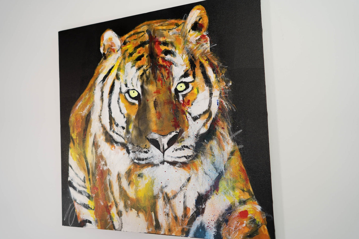 Tiger contemporary painting art