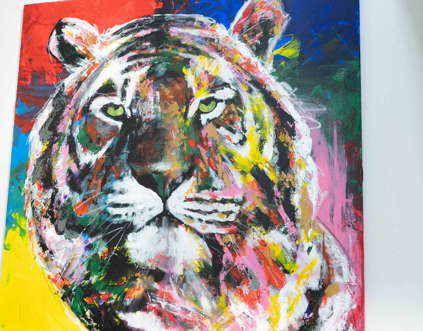 Tiger contemporary painting art