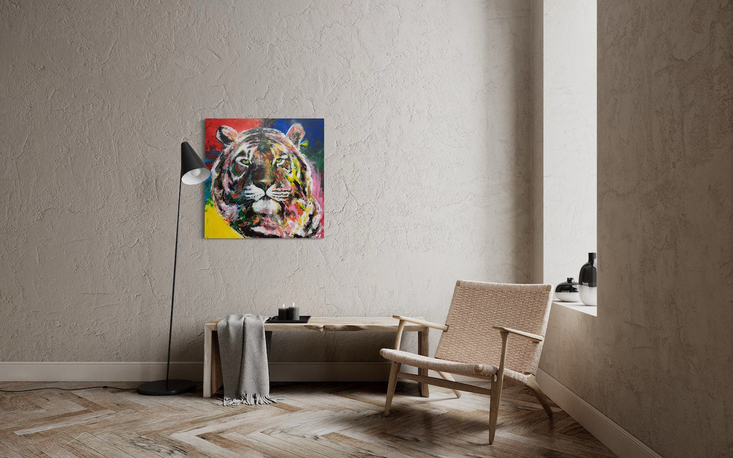 Tiger contemporary painting art
