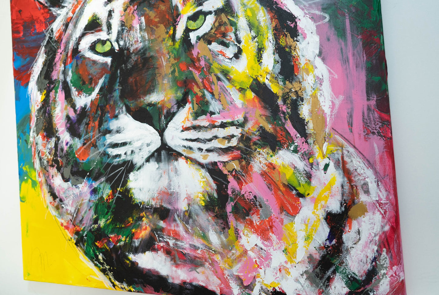 Tiger contemporary painting art