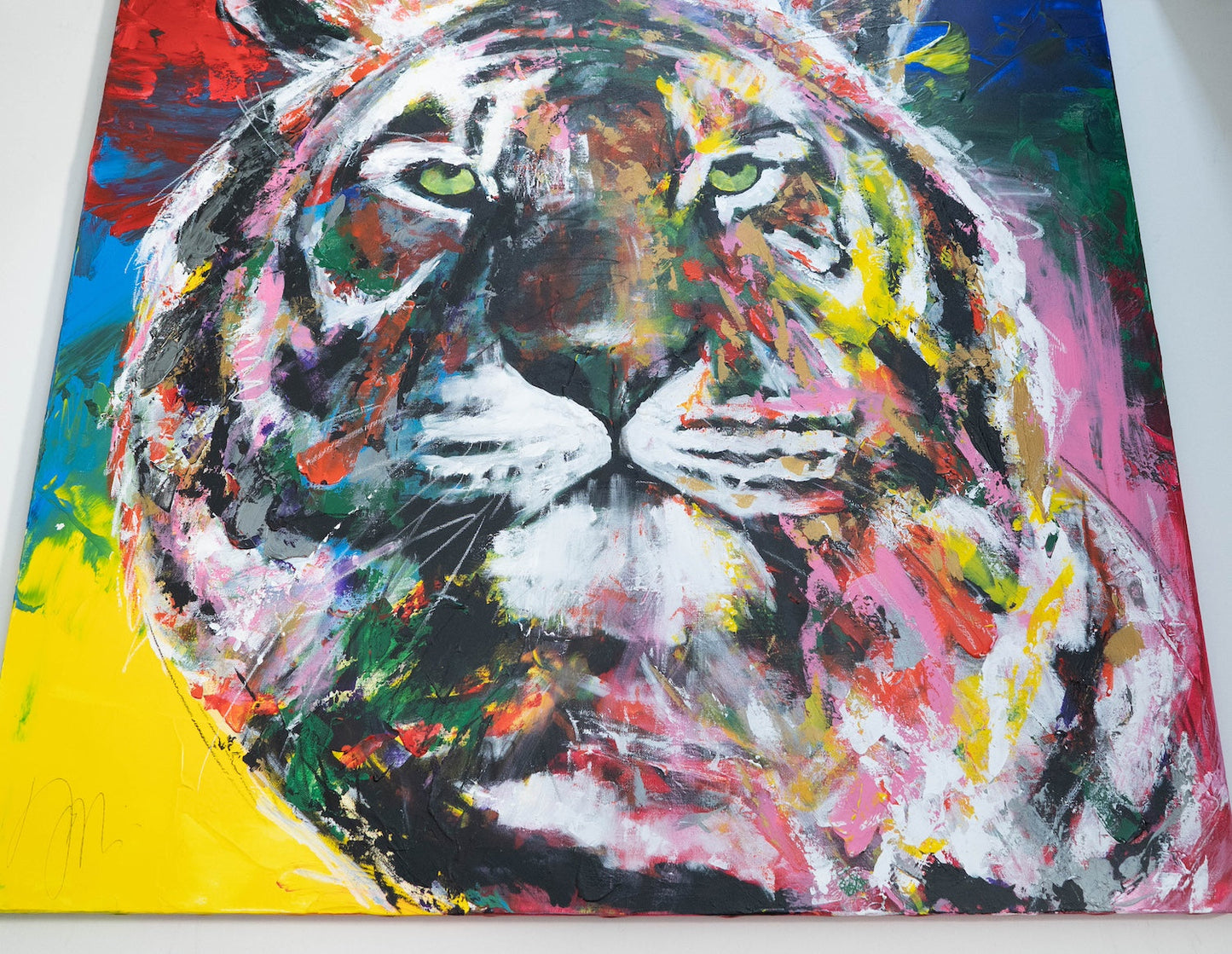 Tiger contemporary painting art