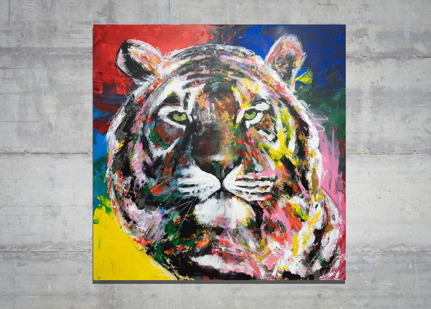 Tiger contemporary painting art